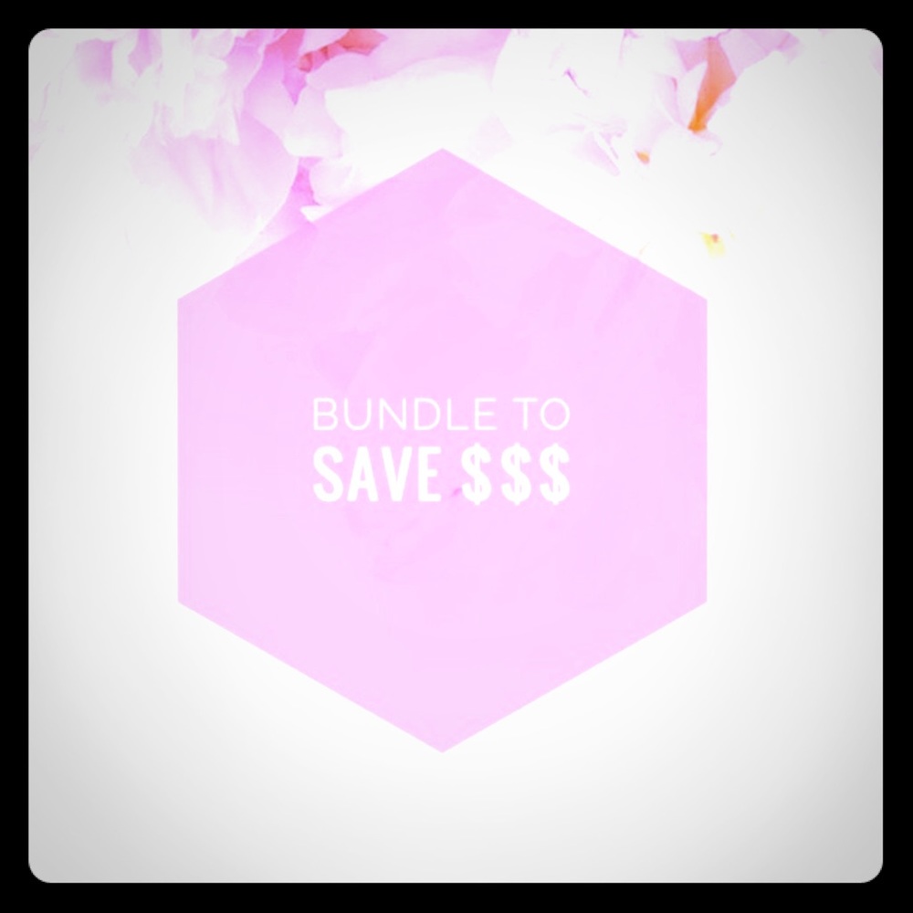 Bundle items and receive a discount!!